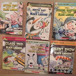Black Lagoon Paperback Book Lot Of 6. Children Books.